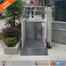 2m Vertical disabled wheelchair platform lift